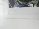 Ingelijste kleurenlitho - Café Tout-Va-Bien - Nick Andrews – foto 4 – kavel bij De Kringwinkel, Heverlee