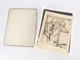 Schetsboek met tekeningen - portretten – foto 4 – kavel bij De Kringwinkel, Heverlee