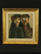 Achille Lammens (1888–1969) – Dubbelportret – kavel bij De Kringwinkel, Antwerpen