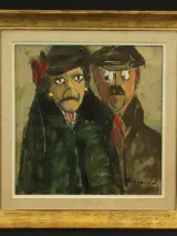 Achille Lammens (1888–1969) – Dubbelportret – foto 2 – kavel bij De Kringwinkel, Antwerpen