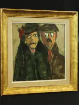 Achille Lammens (1888–1969) – Dubbelportret – foto 3 – kavel bij De Kringwinkel, Antwerpen