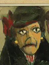 Achille Lammens (1888–1969) – Dubbelportret – foto 5 – kavel bij De Kringwinkel, Antwerpen