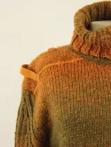 VERSACE JEANS COUTURE rolkraagtrui uit wol en alpaca - Made in Italy – foto 3 – kavel bij De Kringwinkel, Antwerpen