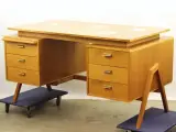 Vintage Mid-Century bureau met ingelegde Spaanse tegels – Jaren 60/70 – foto 6 – kavel bij De Kringwinkel, Antwerpen