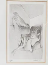 Albert Debois - Ingelijste ets, 46/150 – foto 2 – kavel bij De Kringwinkel, Heverlee