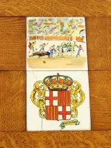 Vintage mid century bijzettafel met spaanse tegels – foto 6 – kavel bij De Kringwinkel, Antwerpen