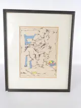 Walter R. Rogalski - Gesigneerde zeefdruk 'Still Life' – kavel bij De Kringwinkel, Heverlee
