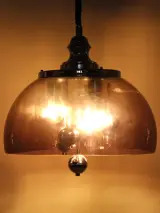 Space Age hanglamp in acryl en chroom (jaren 60/70) – foto 8 – kavel bij De Kringwinkel, Antwerpen