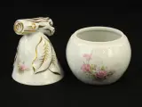Limoges Porseleinen potje in peervorm met Bloemendecor – 19 cm – foto 4 – kavel bij De Kringwinkel, Antwerpen