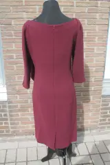 Bordeauxrode damesjurk van Natan - Maat 40 – foto 4 – kavel bij De Kringwinkel, Brecht