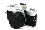 Minolta SR-T 100X Spiegelreflexcamera – kavel bij De Kringwinkel, Brecht