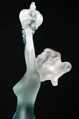 Turquoise Sculptuur van Murano-glas – foto 3 – kavel bij De Kringwinkel, Brecht
