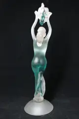 Turquoise Sculptuur van Murano-glas – foto 6 – kavel bij De Kringwinkel, Brecht