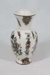 Vintage polychrome keramische vaas – foto 3 – kavel bij De Kringwinkel, Brecht