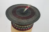 Traditionele Zuid-Afrikaanse Zulu-hoed – foto 2 – kavel bij De Kringwinkel, Brecht