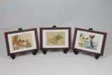 3 Ingelijste Disney-kunstprints van Pluto – kavel bij De Kringwinkel, Brecht
