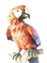 Papegaai beeldje - Giuseppe Armani - Capodimonte – foto 2 – kavel bij De Kringwinkel, Heverlee