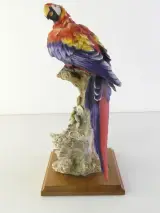 Papegaai beeldje - Giuseppe Armani - Capodimonte – foto 3 – kavel bij De Kringwinkel, Heverlee