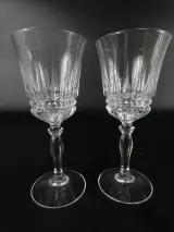 45 kristallen wijnglazen met geslepen decoratie – foto 3 – kavel bij De Kringwinkel, Heverlee