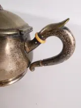 Vintage Norblin & Co. Warszawa verzilverde thee- en koffieservies (3-delig - 1080 gr.) – foto 8 – kavel bij De Kringwinkel, Heverlee