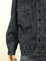 FENDI ROMA heren jeansjack - FF monogram - maat 52 - Made in Italy – foto 4 – kavel bij De Kringwinkel, Antwerpen