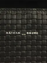 Nathan Baume 931 zwarte handtas in gestructureerd leder – foto 3 – kavel bij De Kringwinkel, Antwerpen