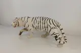 Franklin Mint "White Majesty" – handbeschilderd porseleinen beeld van witte tijger – foto 2 – kavel bij De Kringwinkel, Turnhout