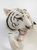Franklin Mint "White Majesty" – handbeschilderd porseleinen beeld van witte tijger – foto 4 – kavel bij De Kringwinkel, Turnhout