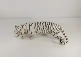 Franklin Mint "White Majesty" – handbeschilderd porseleinen beeld van witte tijger – foto 6 – kavel bij De Kringwinkel, Turnhout