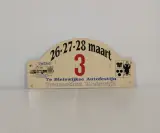Set van 9 vintage rally- en autostickerplaten – foto 2 – kavel bij De Kringwinkel, Turnhout