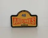 Set van 9 vintage rally- en autostickerplaten – foto 4 – kavel bij De Kringwinkel, Turnhout