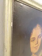 Belgisch schilderij uit WO1 - Laurent Declerq naar Frans Hals (Zigeunermeisje) – foto 3 – kavel bij De Kringwinkel, Leopoldsburg
