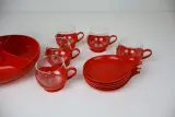 Vintage Melitta koffieservies met Schott Mainz Jenaer Glas en etagère – foto 3 – kavel bij De Kringwinkel, Izegem
