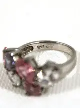 Kleurrijke 925 Zilveren Ring – foto 3 – kavel bij De Kringwinkel, Dilsen