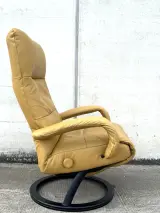 Lafer Kiri relaxfauteuil – leder – vintage design – foto 6 – kavel bij De Kringwinkel, Dilsen