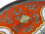 Ovaal decoratief porseleinen schaal op metalen pootjes – foto 5 – kavel bij De Kringwinkel, Heverlee