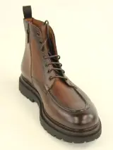 FLECS herenboots in bruin leder – maat 46 – Made in Italy – nieuw – foto 4 – kavel bij De Kringwinkel, Antwerpen