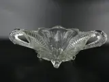 Vintage schaal van helder geperst glas – kavel bij De Kringwinkel, Heverlee