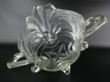 Vintage schaal van helder geperst glas – foto 4 – kavel bij De Kringwinkel, Heverlee
