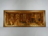 Klassiek Wandtapijt in Houten Lijst – kavel bij De Kringwinkel, Diest