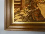 Klassiek Wandtapijt in Houten Lijst – foto 2 – kavel bij De Kringwinkel, Diest