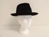 Vintage Wegener Fedora van Zwart Wolvilt – kavel bij De Kringwinkel, Leopoldsburg