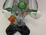 Kleurrijke glazen clown beeldje – foto 6 – kavel bij De Kringwinkel, Aalst