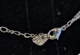 Zilverkleurige ketting met stervormige hanger van Swarovski – foto 4 – kavel bij De Kringwinkel, Aalst
