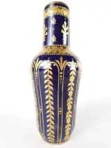Vintage porseleinen vaas met verguld decor – foto 2 – kavel bij De Kringwinkel, Heverlee