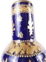 Vintage porseleinen vaas met verguld decor – foto 3 – kavel bij De Kringwinkel, Heverlee