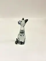 Kristallen kattenbeeldje Swarovski – foto 3 – kavel bij De Kringwinkel, Aalst