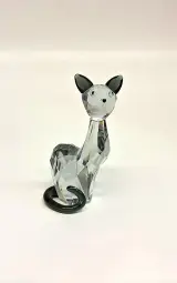 Kristallen kattenbeeldje Swarovski – foto 4 – kavel bij De Kringwinkel, Aalst