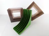 3 vintage platenhouders – kavel bij De Kringwinkel, Heverlee
