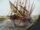 2 maritieme fixé sous verre schilderijen – foto 4 – kavel bij De Kringwinkel, Oostende
